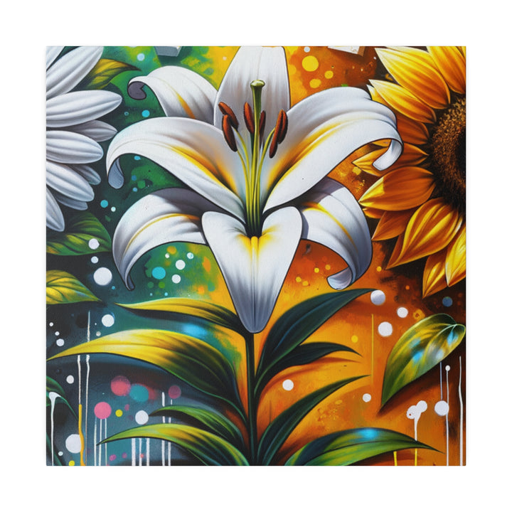Bloom Haven FLOWER TRIO| Canvas