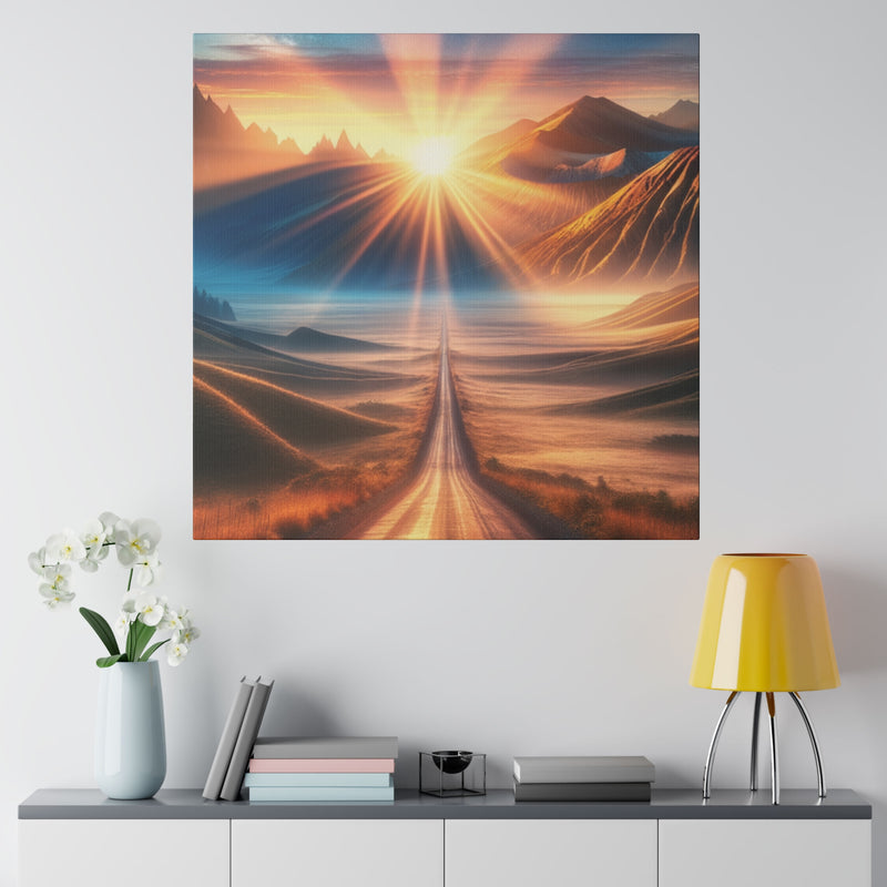 Sun-drenched Winter Mornings - STREET ART CANVAS