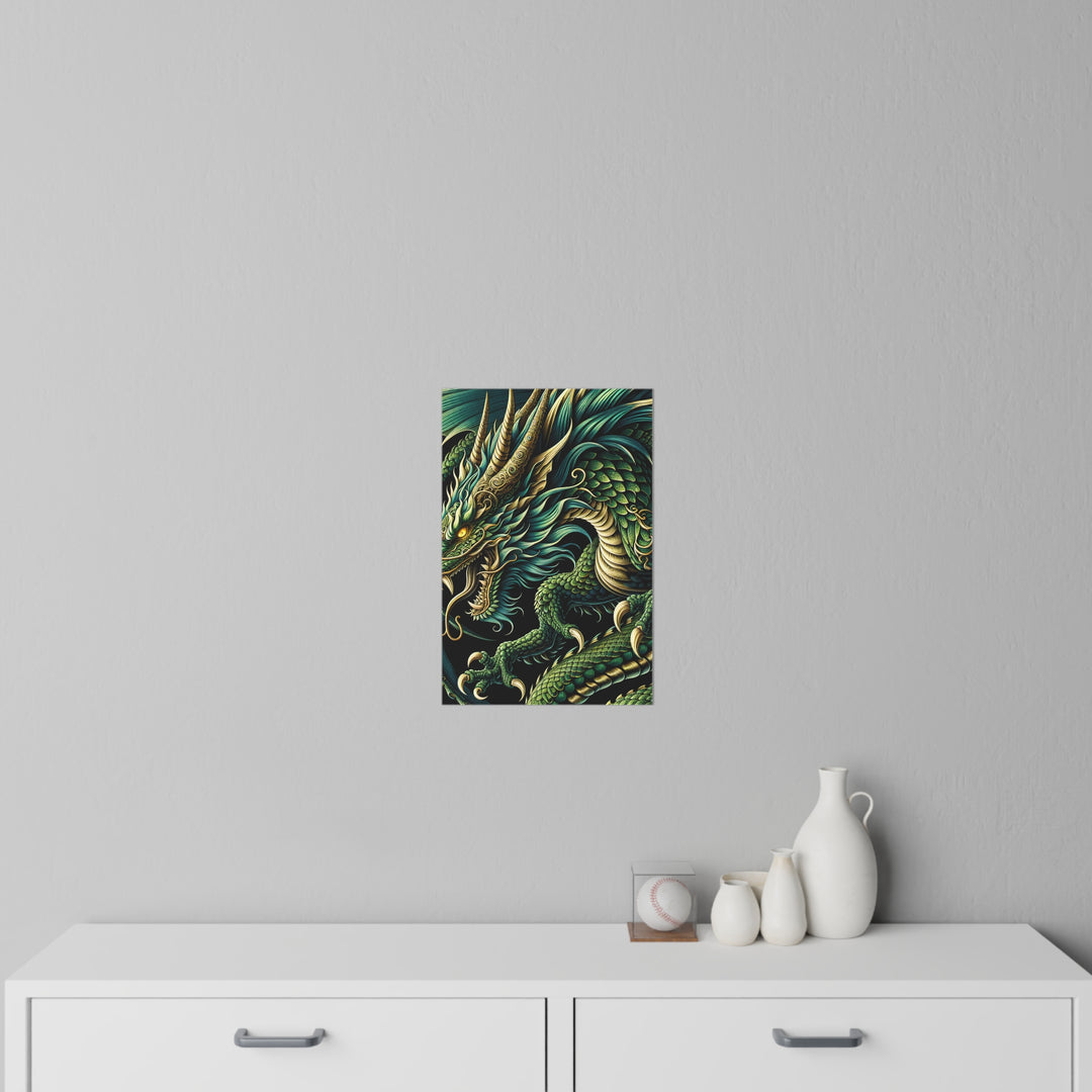 Inferno Sapphire Whisper  | DRAGON| WALL DECAL