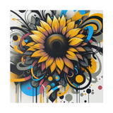 Sunfire Twilight Blush - Sunflower  CANVAS ART