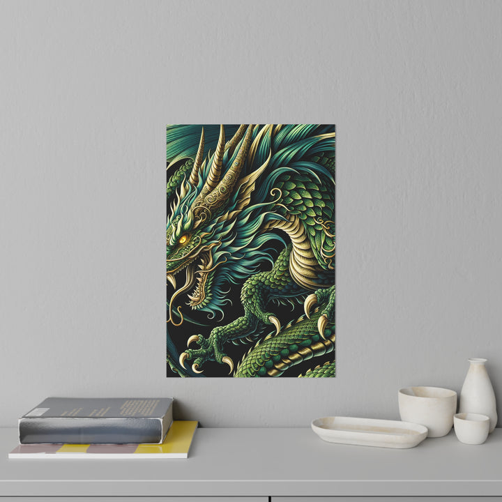 Inferno Sapphire Whisper  | DRAGON| WALL DECAL