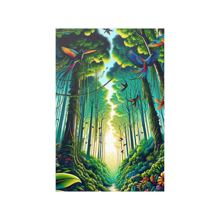 Cedar Hawksworth | Rain Forest | Satin Poster
