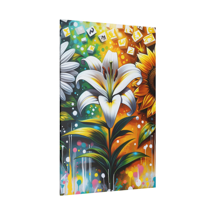 Bloom Haven FLOWER TRIO| Canvas
