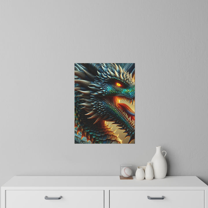 Flame Winged Majesty  | DRAGON| WALL DECAL
