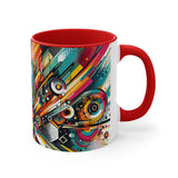 Zephyr Flambeau STREET ART Accent Coffee Mug, 11oz