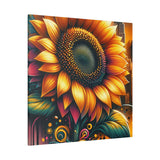 Infinite Radiance Sunflower - Sunflower  CANVAS ART