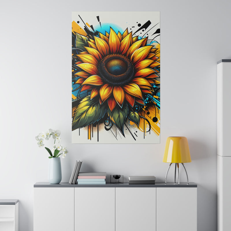 Elysian Sunburst - Sunflower  CANVAS ART