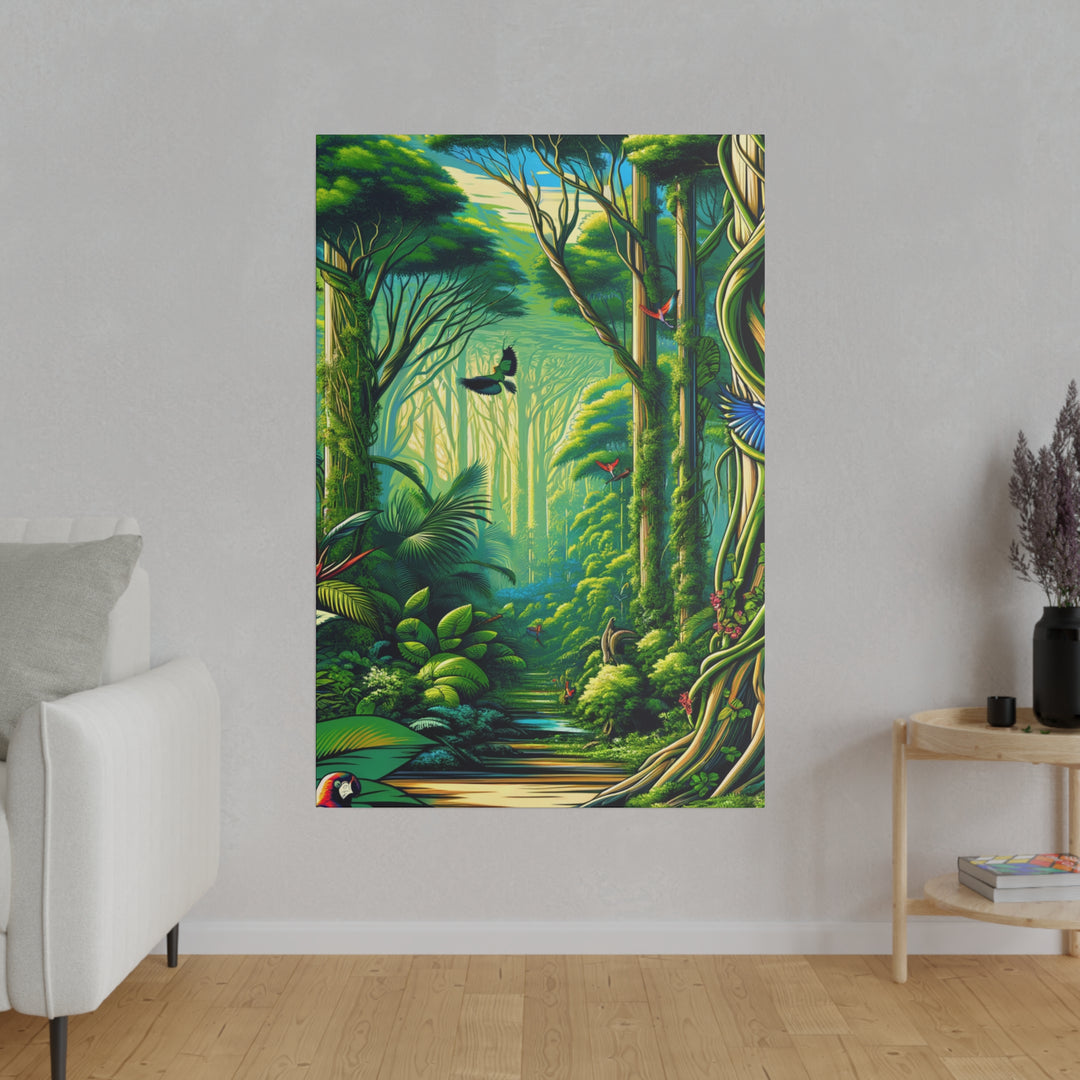 Aurora Wayfinder Rain Forest | Canvas
