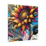 Solar Luminary Blossom - Sunflower  CANVAS ART