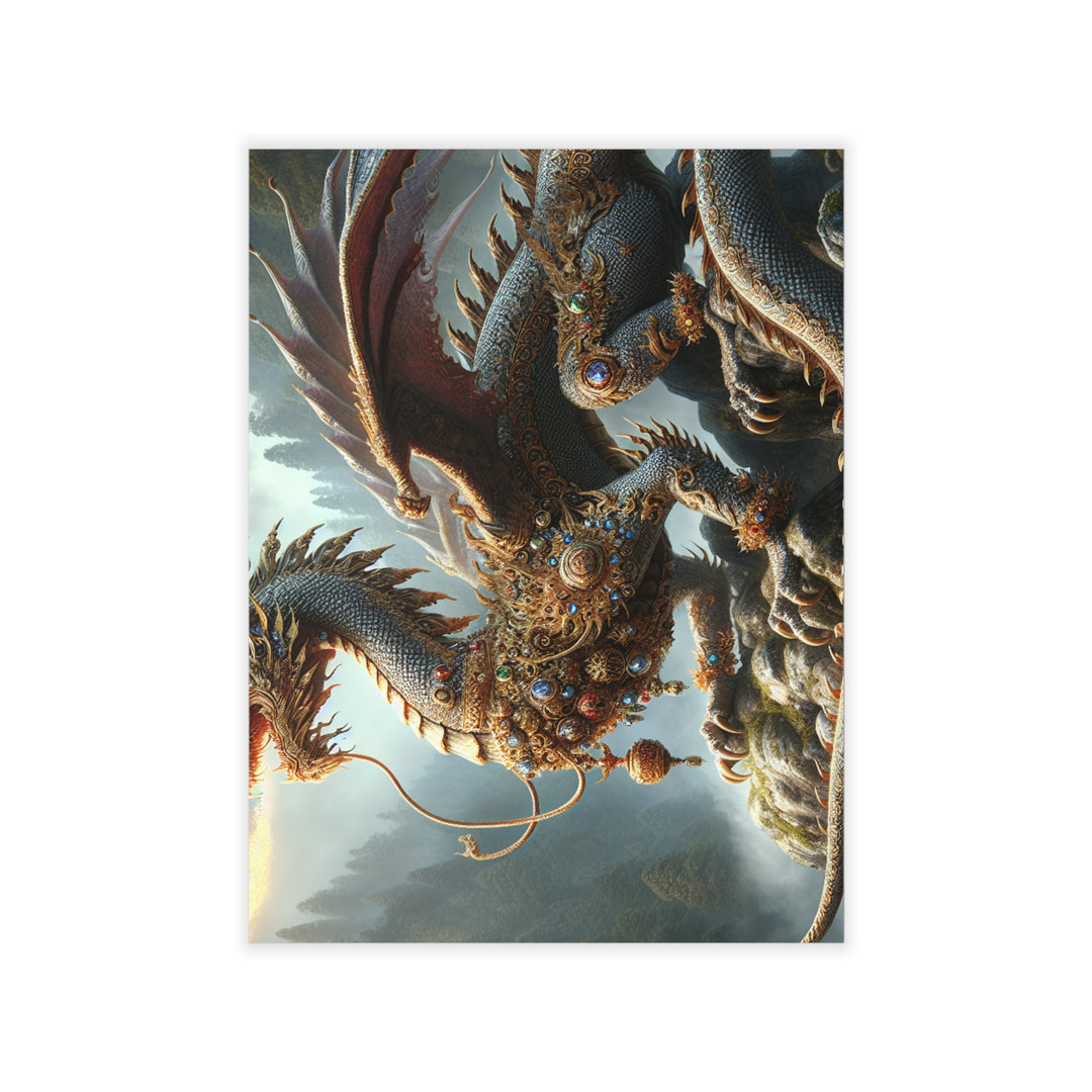 Azure Flameborn  | DRAGON| WALL DECAL