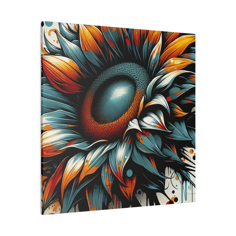Twilight Aurora Sunflower - Sunflower  CANVAS ART