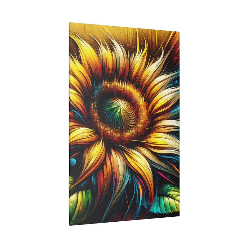 Solstice GoldWhisper - Sunflower  CANVAS ART