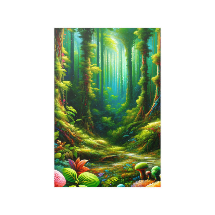 Whispering Willow Hawthorne | Rain Forest | Satin Poster