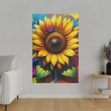 Solar Flare Spectacle - Sunflower  CANVAS ART